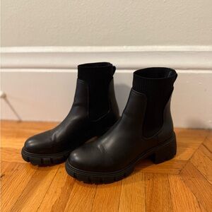 Steve Madden Black Ankle Boot